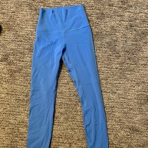 Lululemon align leggings in blue nile